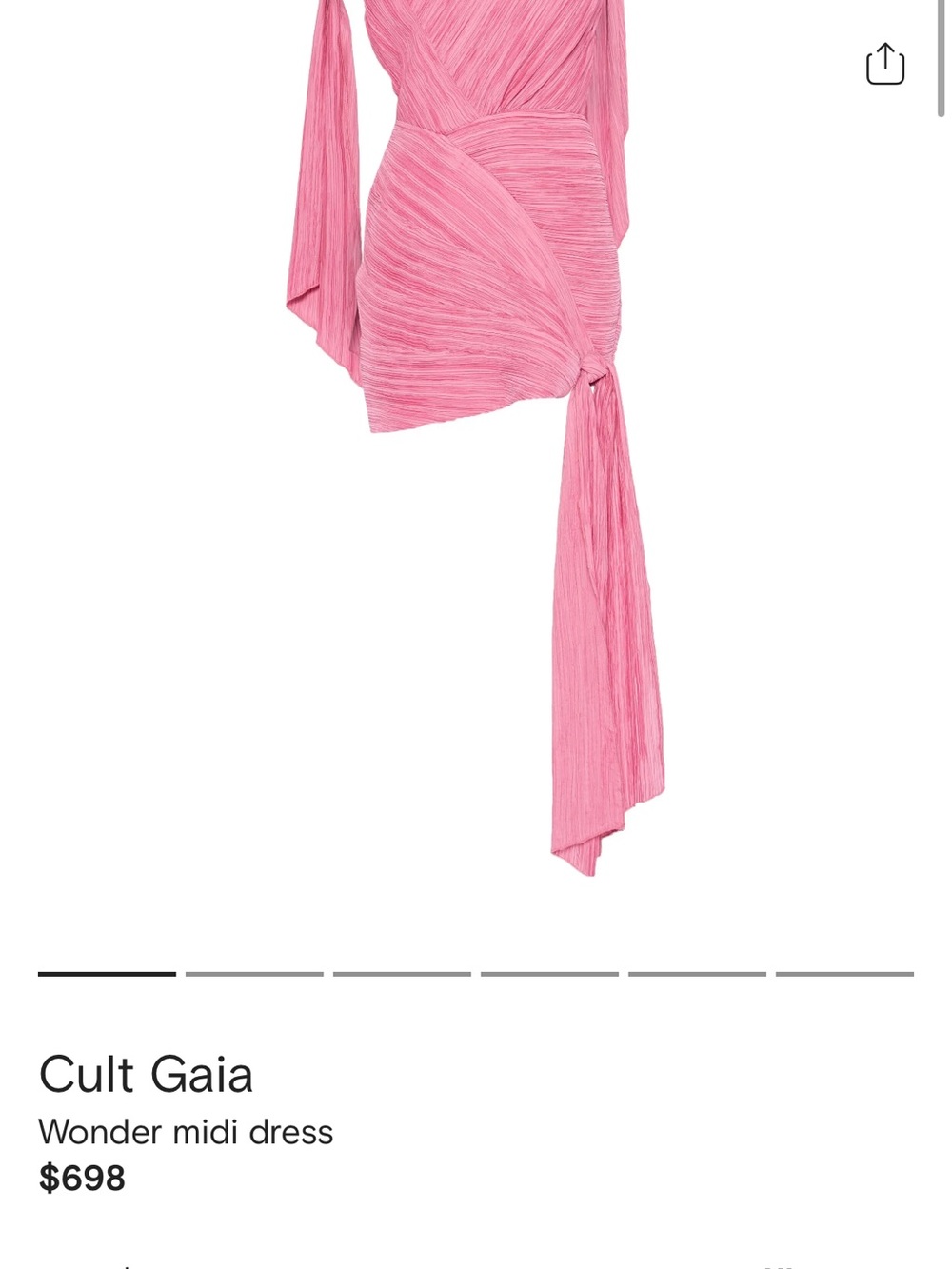 New Cult Gaia Wonder pink dress - Picture 3 of 3